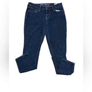 Old Navy Blue Mid Rise 6 Petite Jeans